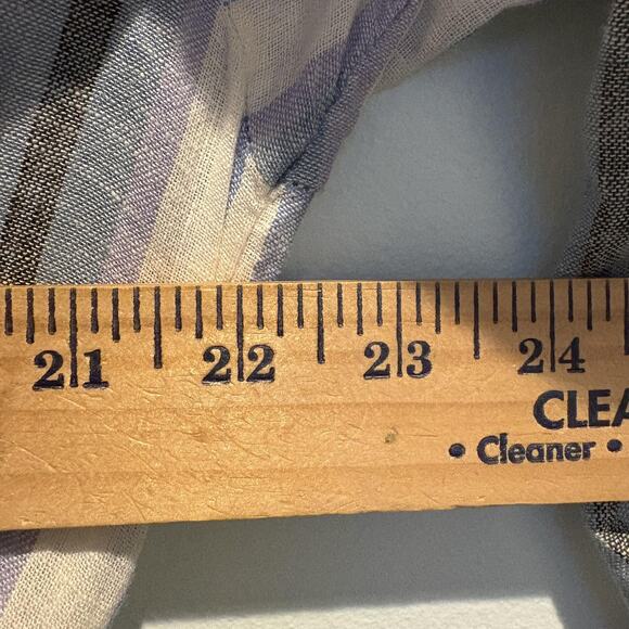 Rails Dress Womens XL Blue Purple Catania Stripe Crystal Smocked Ruffle Boho - Picture 13 of 16